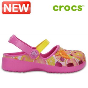 크록스 아동 샌들 /H12- 204128-6KC Kids Crocs Karin Novelty Clogs missing