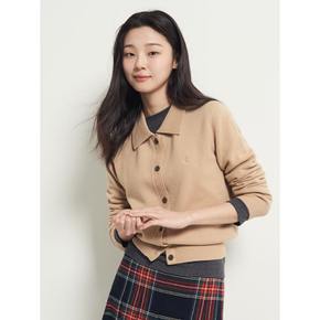 울캐시 티칼라 카디건 - 베이지 (BF5X5AC08A)