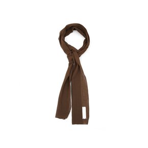 THIN SCARF / LAYER STRIPE / C BROWN