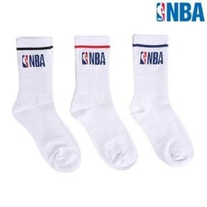 NBA라인 빅로고 3PACK CREW SOCKS