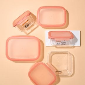테이블탑 스누피 사각 밀폐용기 460㎖ 직사각