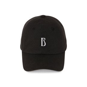 B Logo Tuxedo Black Ball Cap