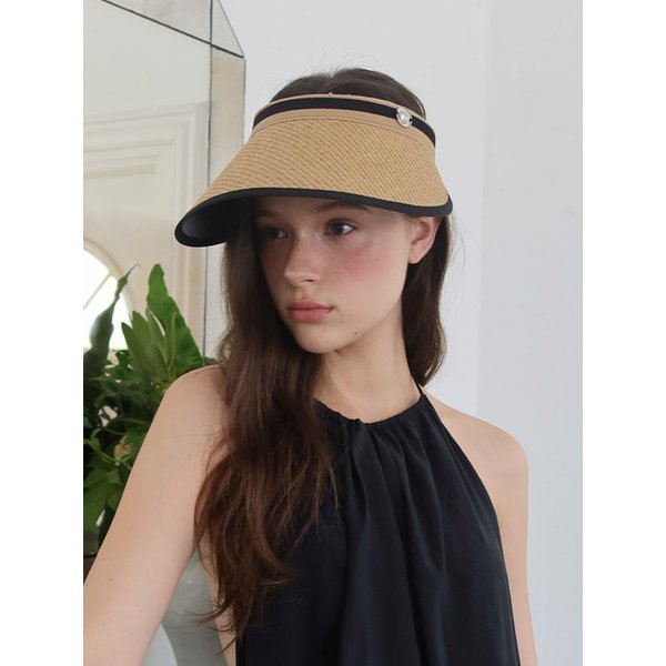 Mellow Sun Visor Hat_beige