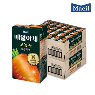 매일 야채 고농축 당근의 힘 125mL 48팩