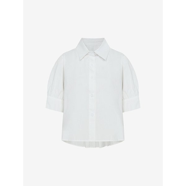 백 플리츠 반팔 셔츠 (TMBAD2446)