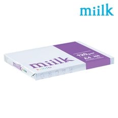 밀크 A4 복사용지(A4용지) 120g 200매 1권