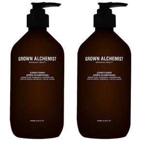 Grown Alchemist 그로운 알케미스트 다마스크 로즈 카모마일 앤 라벤더 스템 컨디셔너 500ml 2팩