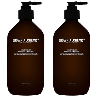  Grown Alchemist 그로운 알케미스트 다마스크 로즈 카모마일 앤 라벤더 스템 컨디셔너 500ml 2팩