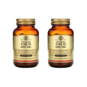 [해외직구] Solgar 솔가 메가소브 코큐텐 600mg 30소프트젤 2팩 Megasorb CoQ-10 600 mg 30 Softgels