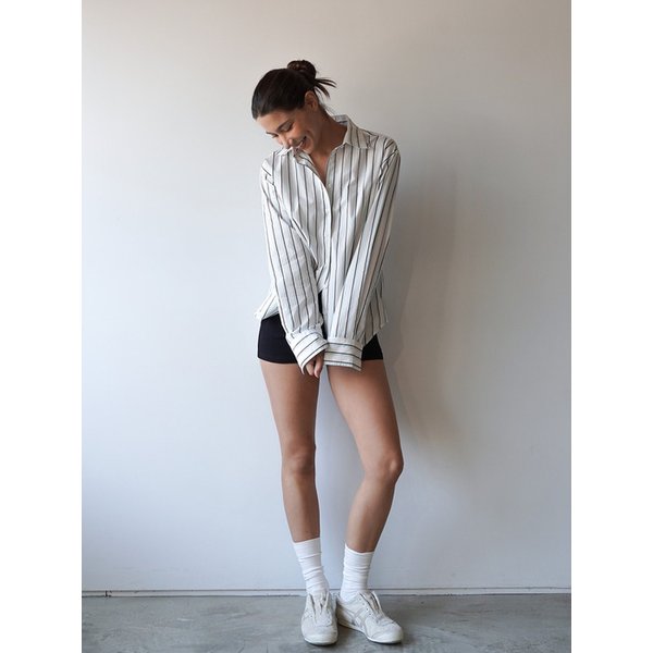 CLASSIC WHITE STRIPED SHIRT