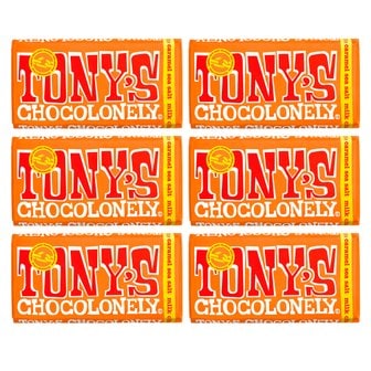  Tony`s 토니스 쇼콜라니 밀크카라멜 초콜릿 180g 6개