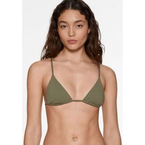 4765399 OYSHO Bikini top - mottled green