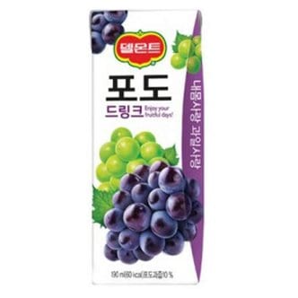  델몬트 포도드링크 190ml 32팩