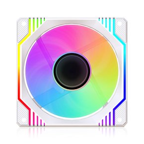 스톰 인피니티 ARGB PWM 리버스 120mm 화이트 시스템쿨러 쿨링팬
