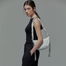 Daily Shirring Bag S Sleek White