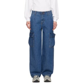 24 FW Levis 블루 94 배기 데님 카고 팬츠 241099F069056