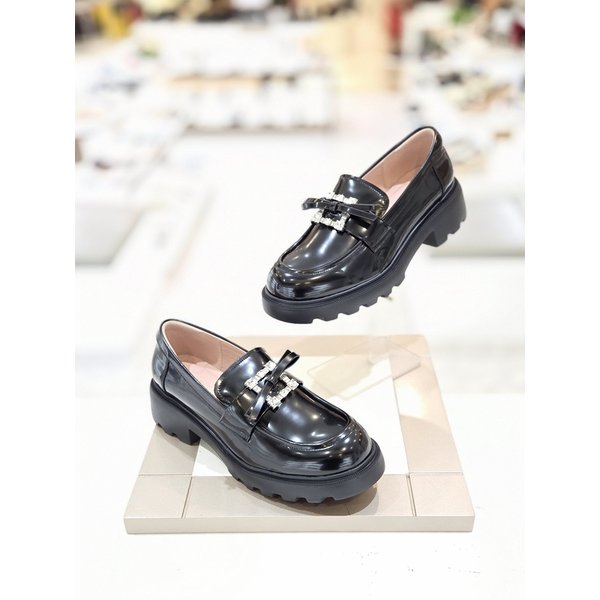 [시흥점] 여성 4센티 사긱큐빅장식 청키 로퍼 (712619012)