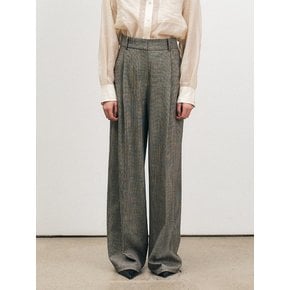 TFS ONE TUCK CHECK TROUSERS_CHECK