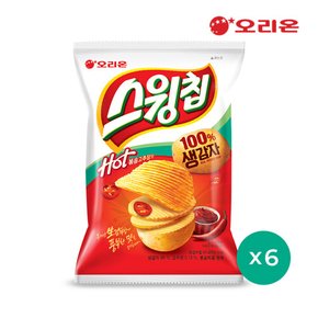 스윙칩 볶음고추장M(60g) x 6개