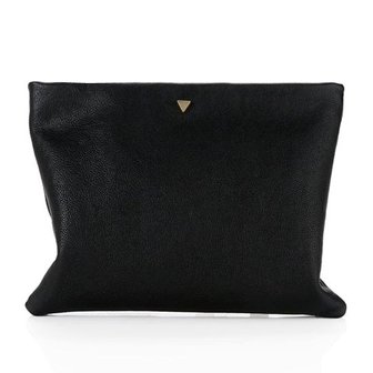 더히 SAM CLUTCH BAG Black