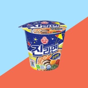 오뚜기 컵라면 진라면 순한맛 소컵 65g 6입 X 3개 (총18입)