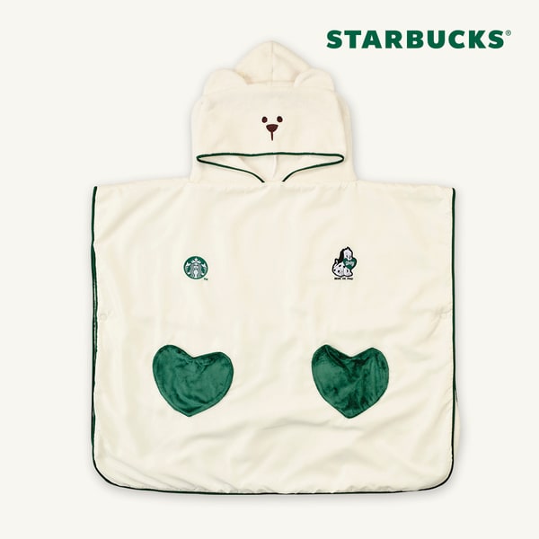 [스타벅스] 베베드피노 비치 타월 판초