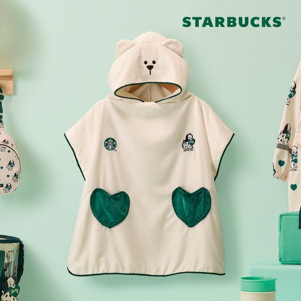 [스타벅스] 베베드피노 비치 타월 판초