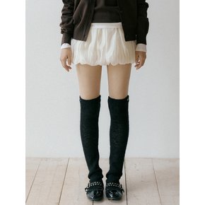 [2color][wool] hairy knit socks 218