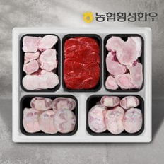 효도곰거리세트 1호 (냉동 사골 700g x 2팩+우족 700g x 2팩+1등급 장조림 500g)