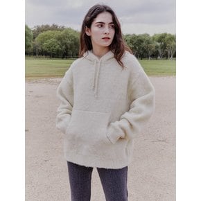 [x WhateverWeWant]Hoodie Mohair Sweater-