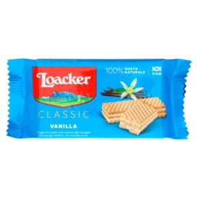 로아커 Loacker 클래식 바닐라 크림 웨이퍼 45g