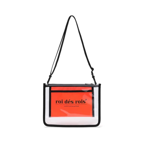 익스포져 PVC 포켓 크로스백 (오렌지)