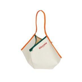 Fortune Bag (포춘백) - ORANGE & DEEP GREEN & BEIGE