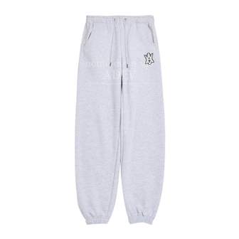 아크메드라비 A LOGO EMBLEM PATCH SWEAT PANTS MELANGE-A컬러패치