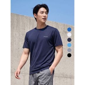 청량한 남성 기능성 반팔 라운드 티셔츠 X61T9M _P357583245