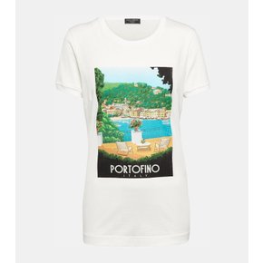 Portofino 프린트 코튼 티셔츠 P00818275