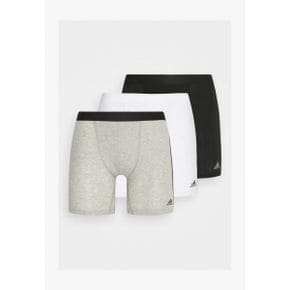 2467609 Adidas Sport 아디다스 스포츠웨어 STRIPS BOXER BRIEF 3PACK - 바지 화이트/헤더그레이