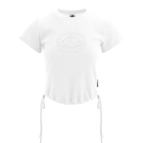 SUGAR T-SHIRT IN WHITE (골지 티셔츠)