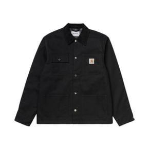 칼하트 WIP 라인드 디어본 캔버스 미시건 초어 코트 블랙 리지드 - 윈터 Carhartt WIP Lined Dea