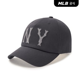 MLB [코리아공식] 베이직 쿠퍼스 워싱 언스트럭쳐 볼캡 NY (D.Grey)