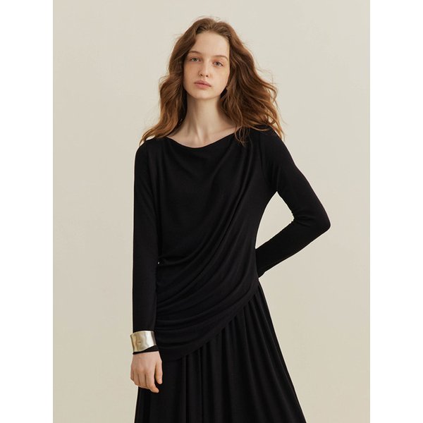 YY_Black casual temperament top