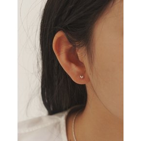 [Silver] Very Tini Heart Earrings