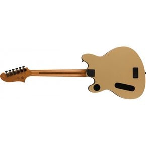 Squier by Fender Contemporary Active Starcaster, Roasted Maple Fingerboard, Shoreline Gold