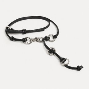 LADON BELT BLACK LEATHER (A4228LLB) (라돈 레더 벨트)