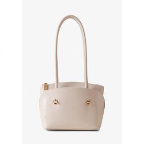 4189171 Borbonese COUCOU SMALL - Handbag nacre