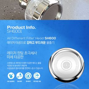 세면대 필터 욕실 정수필터 SH6001+필터1개 HLBATH