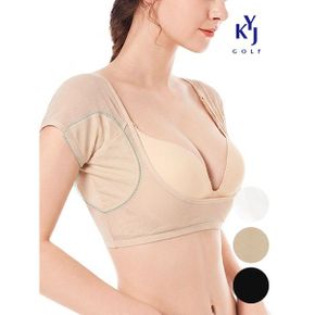 여성 겨땀 패드 메쉬 이너 겨드랑이 땀 흡수 반팔 이너탑 KQMLQT18_P427843241