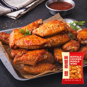 비케이알 버팔로윙 냉동치킨 닭날개 1kg