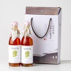 통참깨 100% 청년참기름 350ml+청년참기름 350ml 선물세트