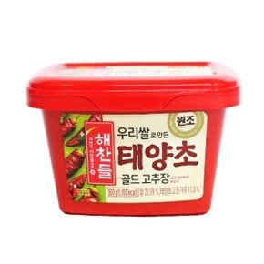 해찬들 맛있는 우리쌀 태양초 고추장 500g